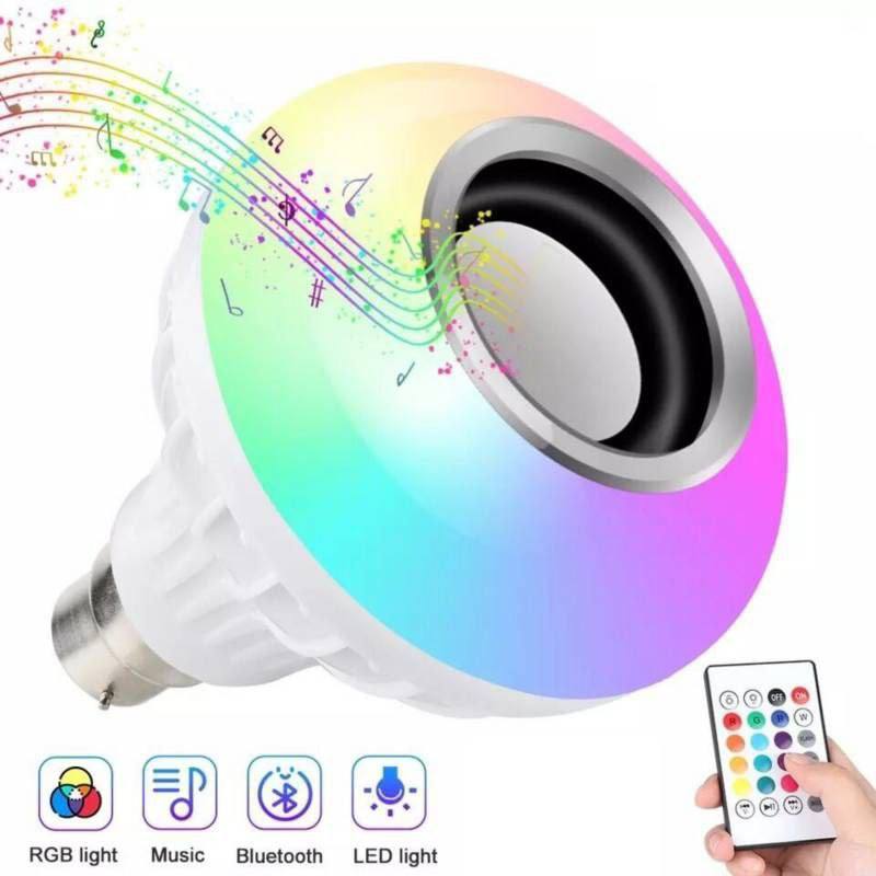 FOCO PARLANTE CON BLUETOOTH – Iluminación y Música