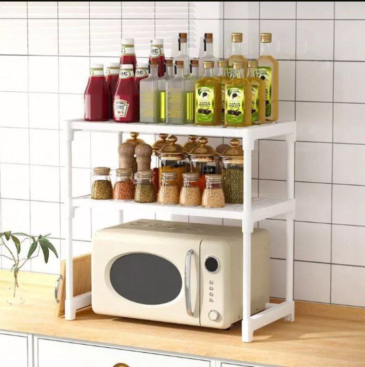 REPISA DOBLE PARA MICROONDAS – Organización y Ahorro de Espacio en tu Cocina