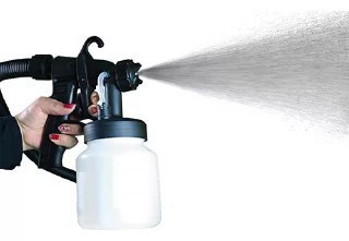PISTOLA DE PINTURA CON COMPRESOR