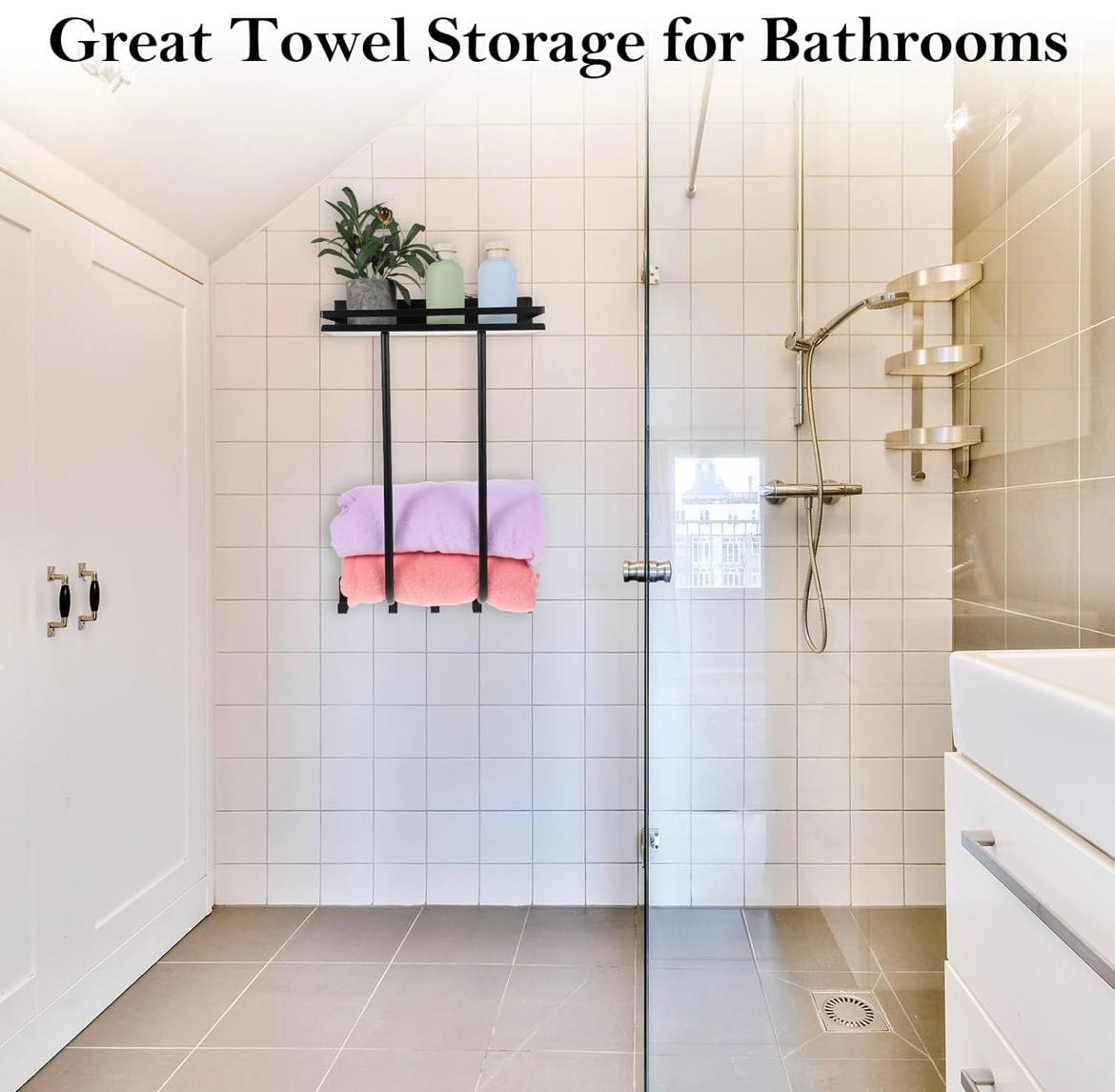 SOPORTE PARA TOALLAS – Organización y Comodidad para tu Baño