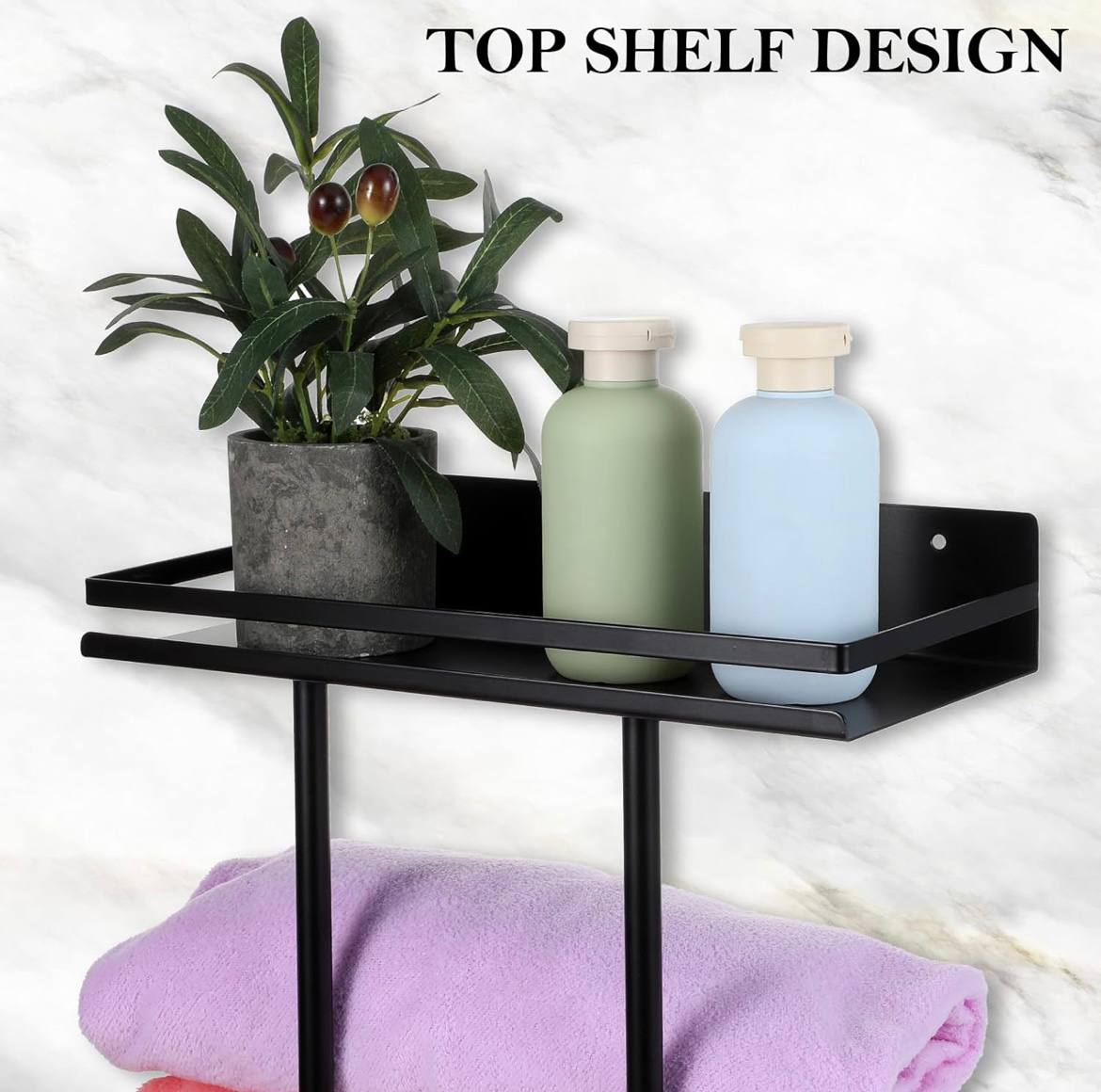 SOPORTE PARA TOALLAS – Organización y Comodidad para tu Baño