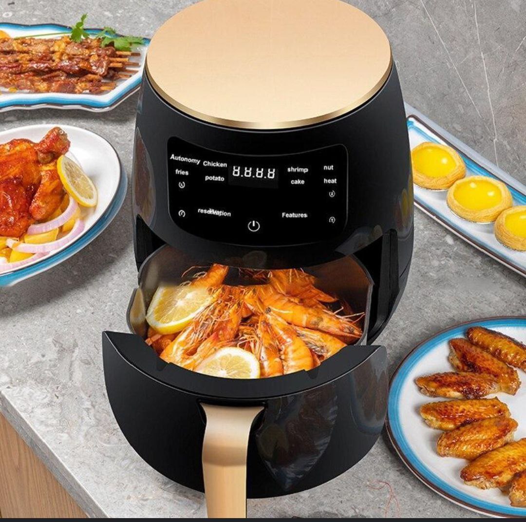 FREIDORA DE AIRE DE 6 LITROS – Cocina Más Saludable con Menos Aceite